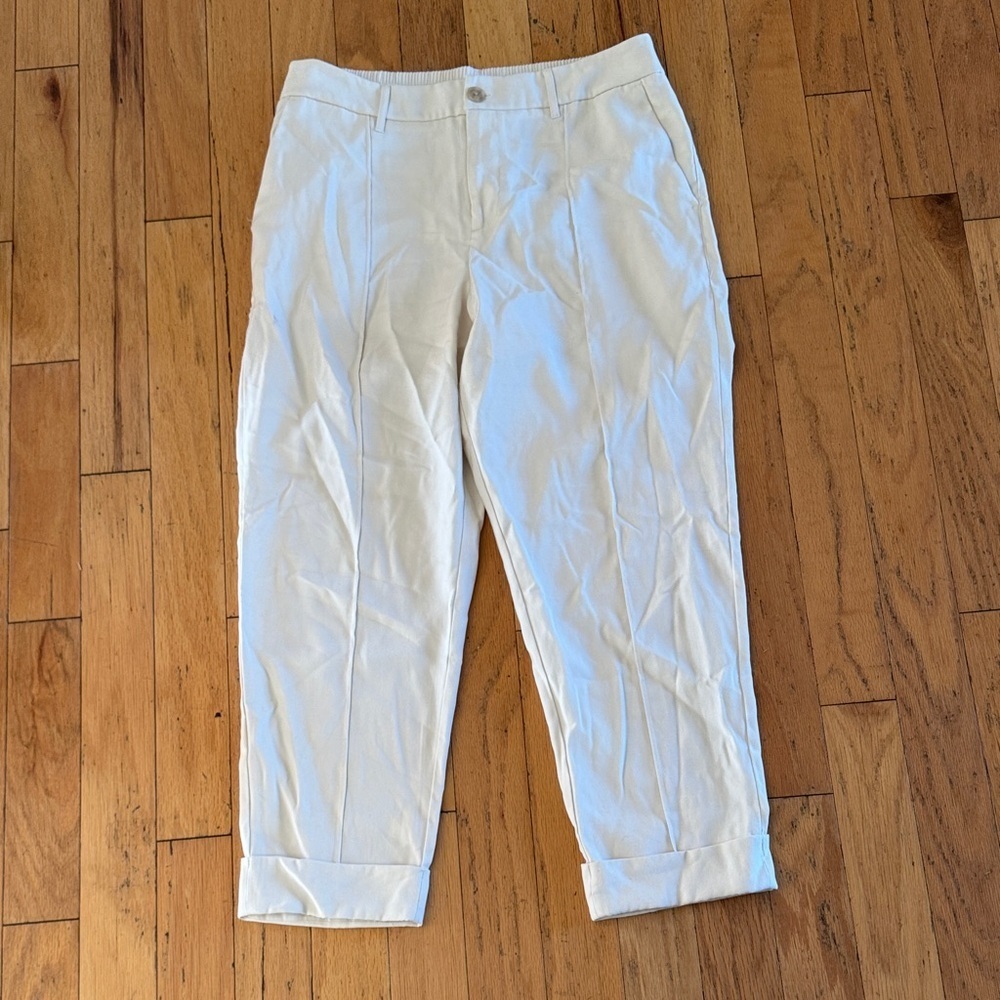 a new day | Women's Cream Trousers | size 14 | cuffed
